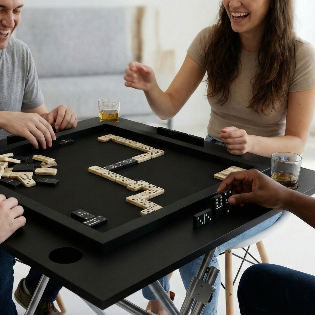 Mesa Dominó Plegable Liviana