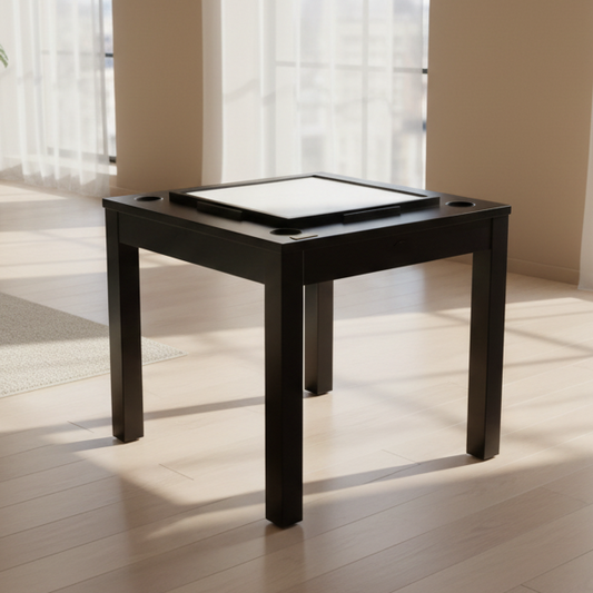 Mesa de Dominó DeLuxe en Madera Maciza y Mármol