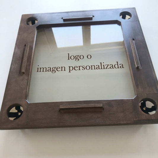 Mesa Dominó Plegable Personalizada de Pino