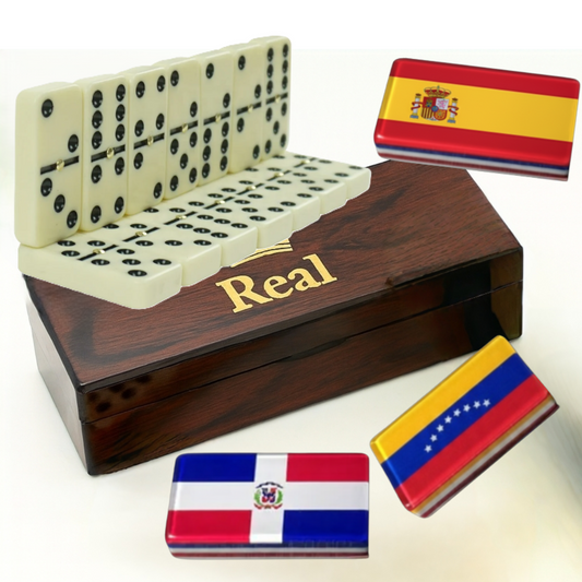 Juego de Dominó Personalizado Premium – Melamina y Madera