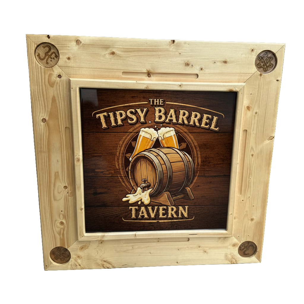 Mesa Dominó Plegable Personalizada de Pino