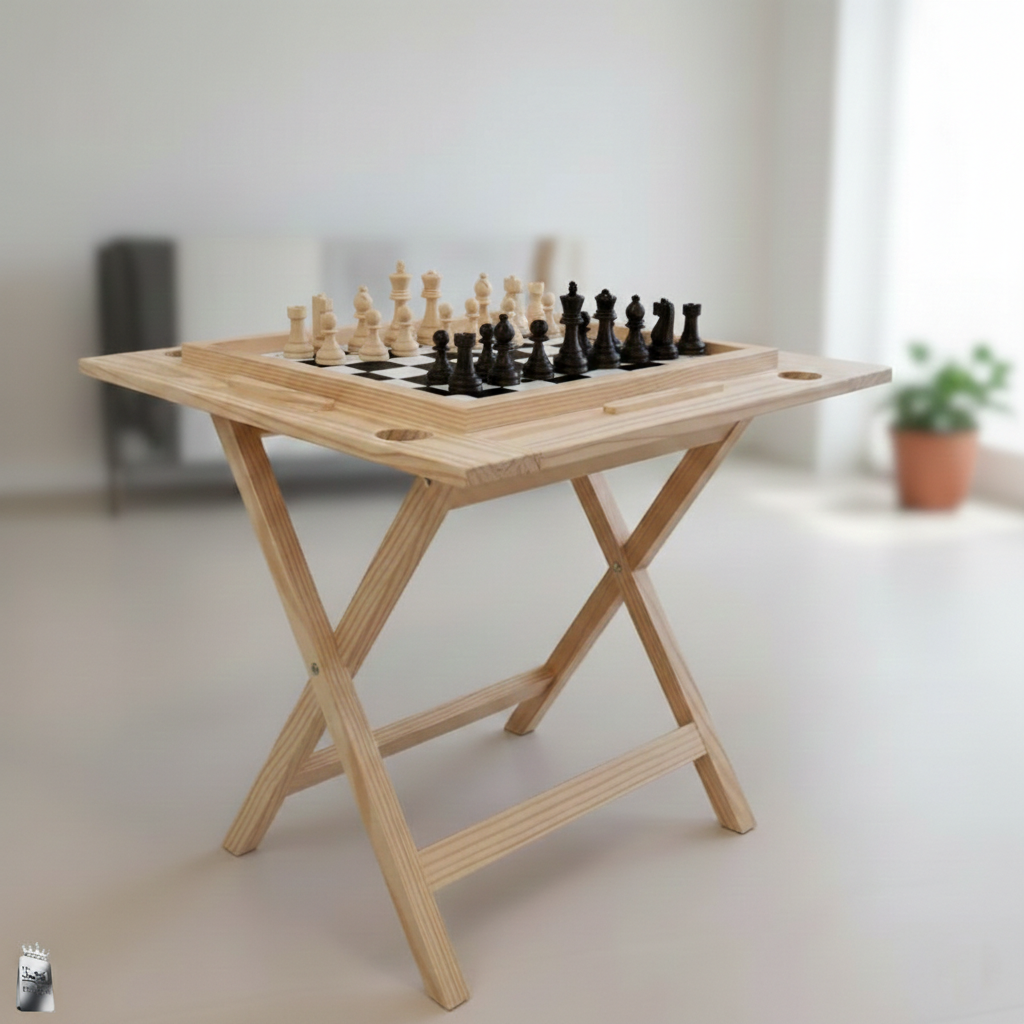 Mesa Plegable de Dominó y Juegos de Mesa